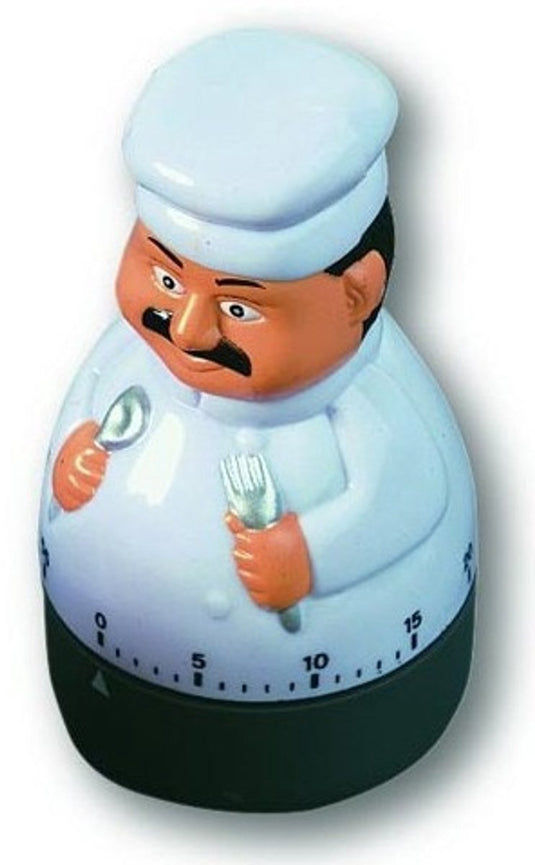 Tfa dostmann tfa keuken timer - chef vorm - mechanische wekker - kunststof - 60 minuten - kookwekker