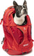 Kurgo comfortabele hondenrugzak voor kleine honden met diverse opbergvakken - voor honden tot 11 kg - g-train k9 - rood of zwart - 33x53x25cm - - g-train k9 pack - chili red