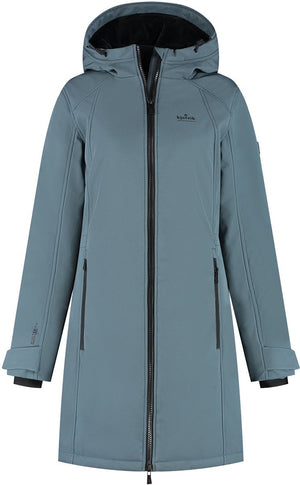 Kjelvik emy dames outdoorjas - blue