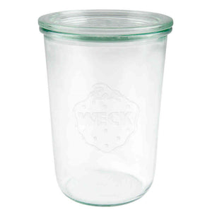 Weck stort glas met deksel (850ml) 3 4l 6 stuks