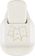 Vaessen creative pons - 3 in 1 label pons - 3,8 - 5 - 6,4 cm - vlaggetjes - ivoor