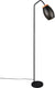 Rl live your light reality bidar - vloerlamp - zwart-goud - excl. 1x e27 4 w - voetschakelaar