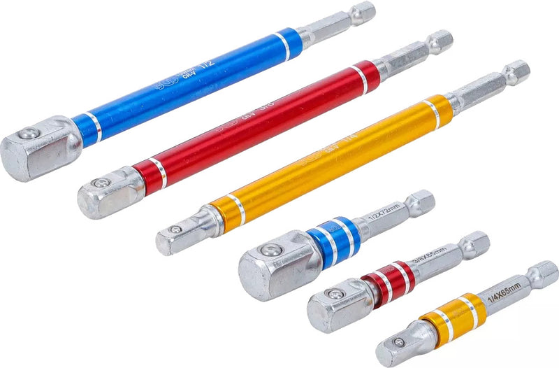 Load image into Gallery viewer, Bgs technic adapter set for drills 1 4 , 3 8 , 1 2

