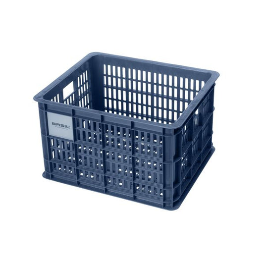 Basil fietskrat M - medium - 29.5 liter - blauw