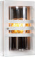 Lucide privas - wandlamp binnen buiten - 1xe27 - ip44 - wit