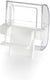 Beeztees voer- en drinkbak - vogel - transparant wit - 2st