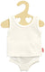 Heless poppenondergoed wit 20-25 cm - babypop kleding set.