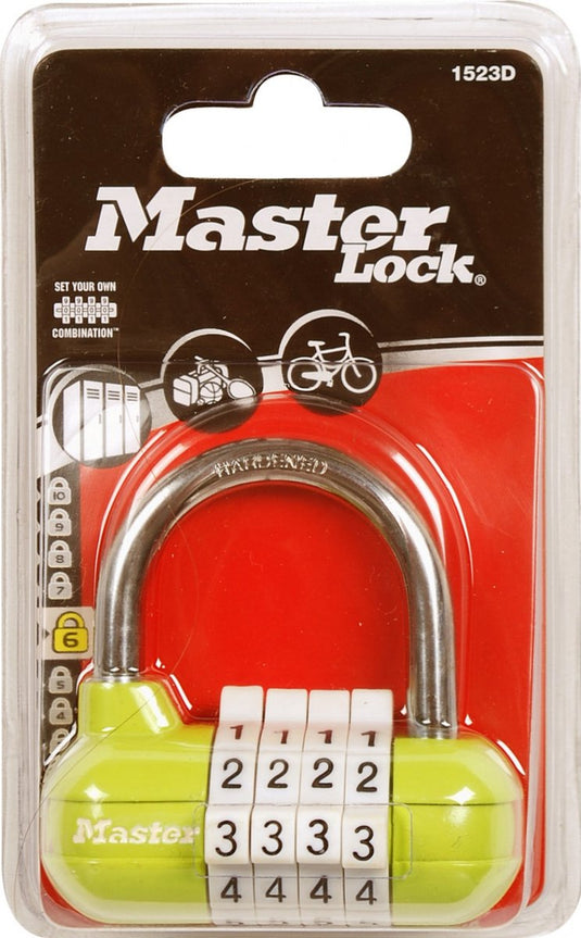 Masterlock 1523eurd pro sport hangslot met cijferslot