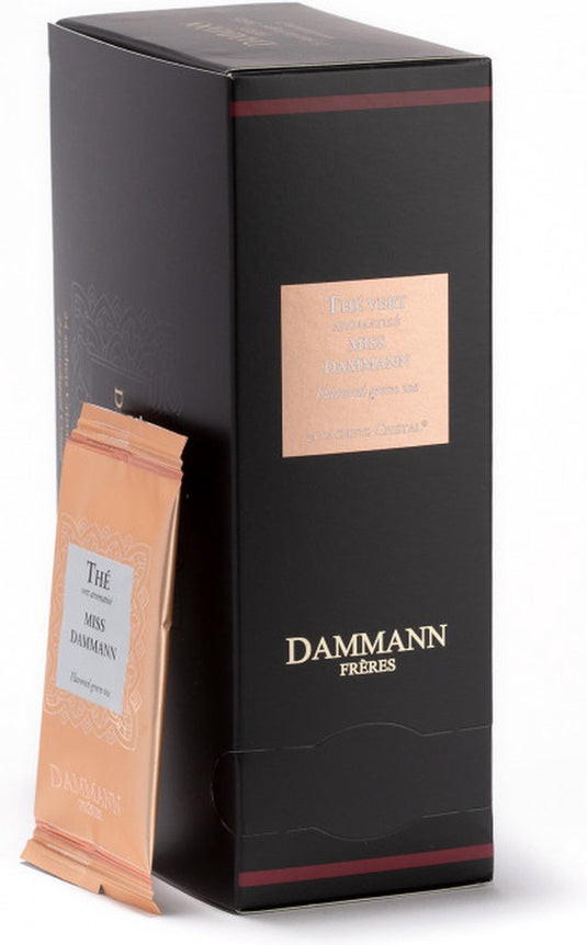 Dammann frères theezakjes miss dammann 24 stuks - groene thee, gember en passievrucht
