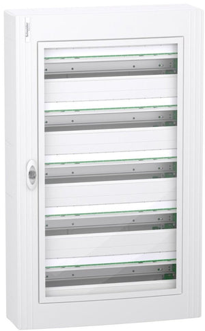 Schneider electric prismaset lege zekeringkast 5-rijen 120 modules met transparante deur (lvsxm524)