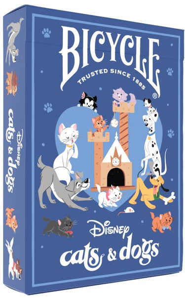 Bicycle disney's cats dogs - premium speelkaarten - creatives - poker - collectible