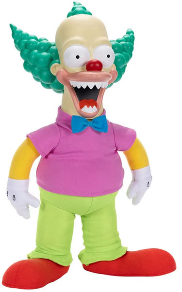 Jakks the simpsons, pratende krusty-pop pluche 38cm