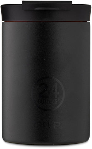 24bottles 24 bottles travel tumbler tuxedo black 350ml rvs thermosbeker duurzaam