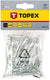 Topex popnagels 4,8 x 28 mm 50 stuks aluminium