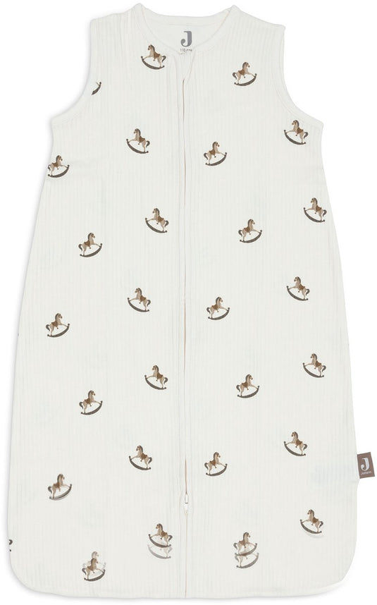 Jollein baby slaapzak zomer jersey rib 110cm - nostalgic ride - zomerslaapzak