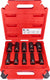 Milwaukee shockwave™ krachtdoppenset 1 2 vierkant | lang | 10-delig - 4932480457