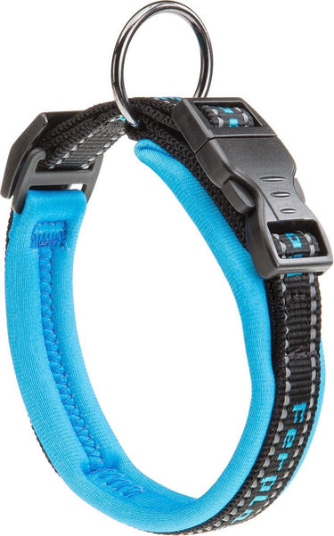 Ferplast halsband honden sport nylon 43 cm blauw zwart