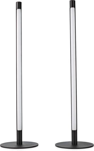 Nedis smartlife sfeerverlichting - wi-fi - tube - 600 lm - rgbic warm tot koel wit - 2700 - 6500 k - 36 w - metaal - 2 stuks