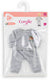 Corolle poppenkleding joggingpak grijs 30cm - accessoire poppen.