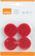 Nobo whiteboard magneten - 38mm - 4 stuks - rood