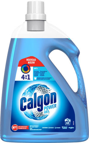 Calgon wasmachinereiniger - gel - tegen kalkaanslag wasmiddelresten geuren - 2.25 l- 45 wasbeurten