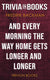 And every morning the way home gets longer and longer by fredrik backman (trivia-on-books)