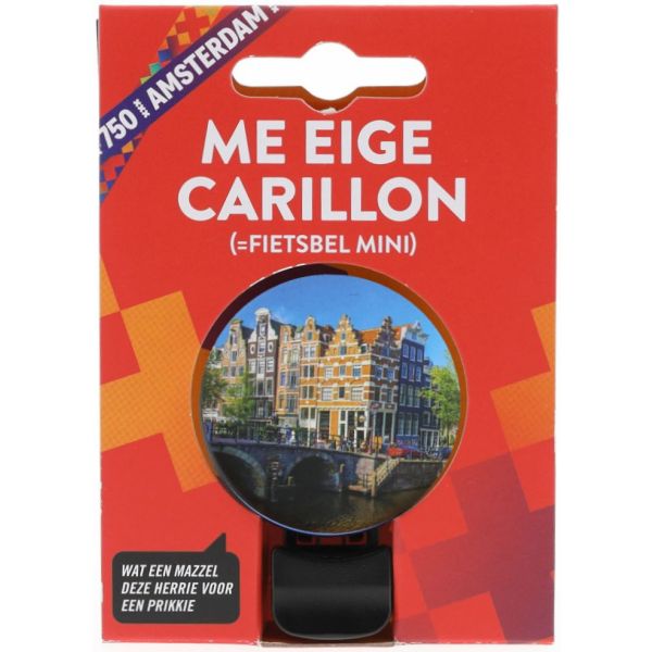 Load image into Gallery viewer, Busch muller fietsbel mirage - amsterdam 750 - gracht in mokum
