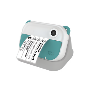 Myfirst camera insta wi blauwgroen + gratis wi thermal sticker kleur patroon