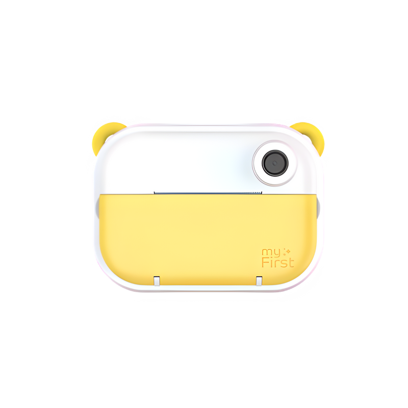 Load image into Gallery viewer, Myfirst camera insta wi geel + gratis wi thermal sticker kleur patroon
