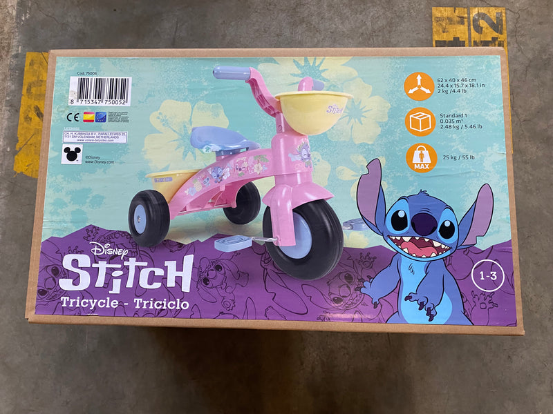 Afbeelding laden in galerijviewer, Volare driewieler disney stitch - meisjes - roze

