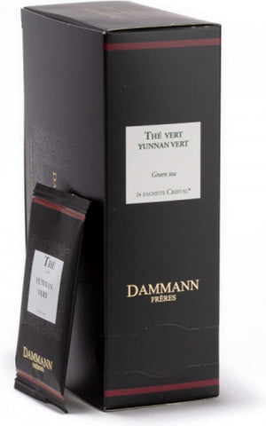 Dammann frères - yunnan vert - 24 crystal teabags - groene thee
