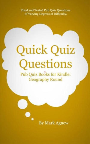 Quick quiz questions: pub quiz at home