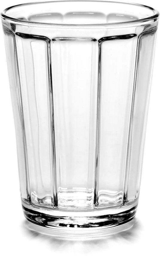 Serax - sergio herman surface - beker m - transparant - 7 ø - 20cl - 4 stuks