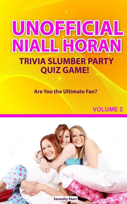 Ty unofficial niall horan trivia slumber par quiz game volume 2