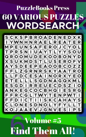 Puzzlebooks press wordsearch 5 - puzzlebooks press wordsearch – volume 5