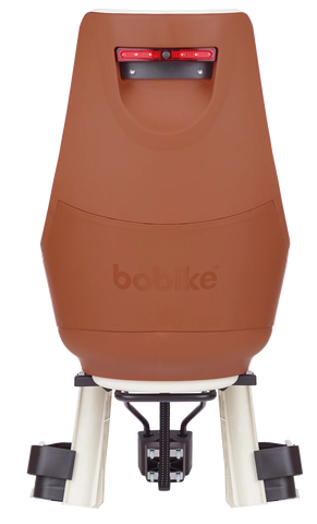 Kinderzitje achter Bobike Maxi Exclusive Tour Plus - cinnamon brown - framebevestiging (FF)