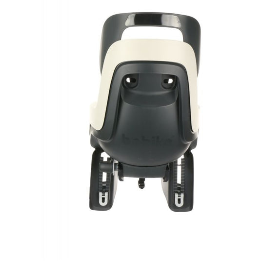 kinderzitje achter Bobike Maxi Go dragerbevestiging creme