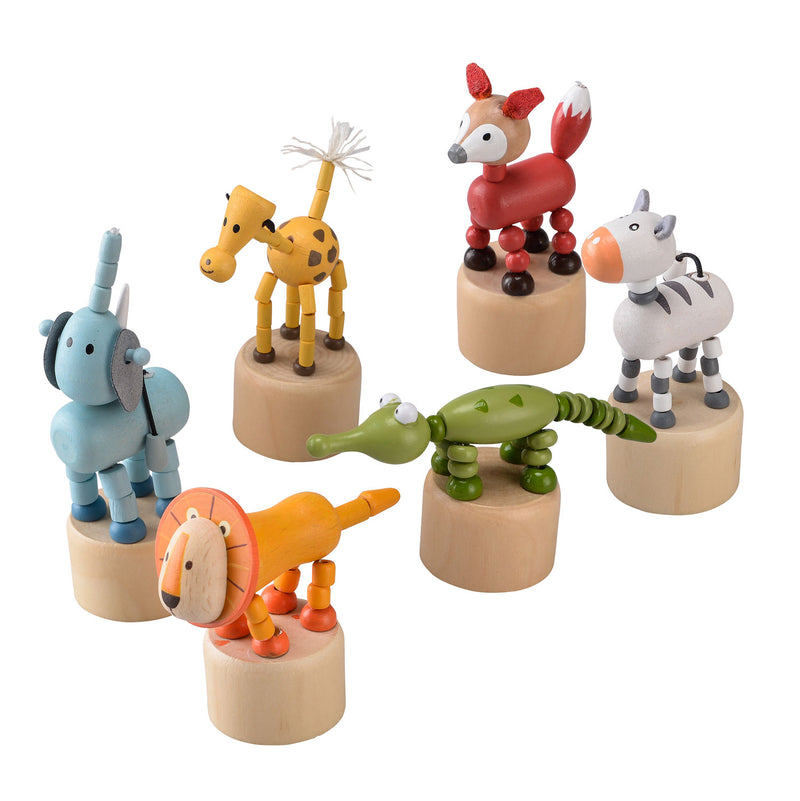 Load image into Gallery viewer, Houten Drukfiguur Dieren
