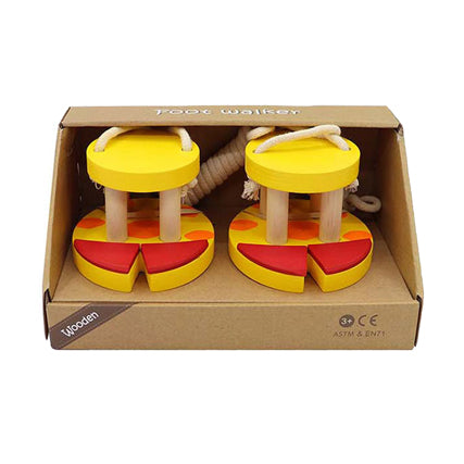 Load image into Gallery viewer, Houten loopklossen - giraffe
