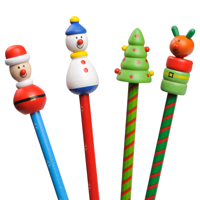 Load image into Gallery viewer, Houten potlood kerst
