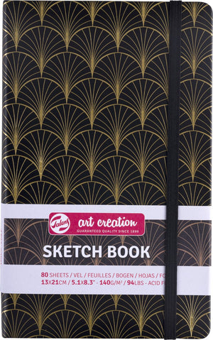 Talens art creation schetsboek art deco | 13 x 21 cm, 140 g, 80 vellen