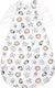 Meyco baby animal baby slaapzak rond tweedelig - multicolour - 74 80 - 2.5 tog