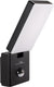 Maclean - led buitenlamp met pir bewegingsmelder - 10w - 800lm - 4000k - ip65 - zwart - mce516 b