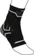 Avento enkel compressie bandage - zwart zilvergrijs - maat s m