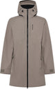 Didriksons sören usx parka unisex outdoorjas - ash brown