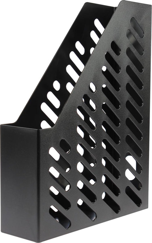 Han tijdschriftencassette - klassik - afmetingen 76x248x320mm - zwart - formaat a4 c4 - ha-1601-13