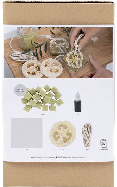Creativ company https: www.cchobby.nl hobbyset-zeep-maken-loofah-olijfgroen-1-doos