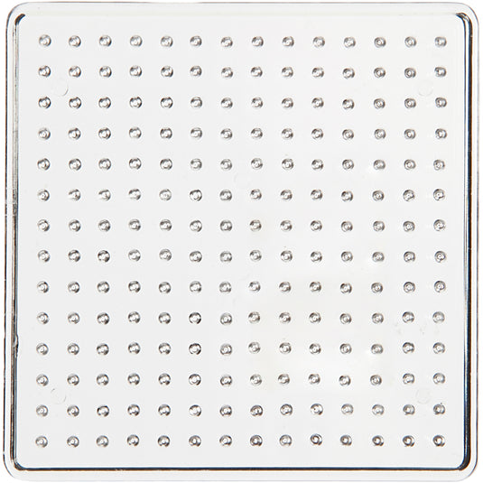 Creativ company strijkkralenbordje helder 7x7cm, 1st.