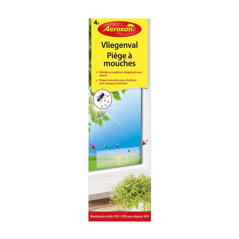 Load image into Gallery viewer, Bsi aeroxon vliegenval raamsticker 4 stuks
