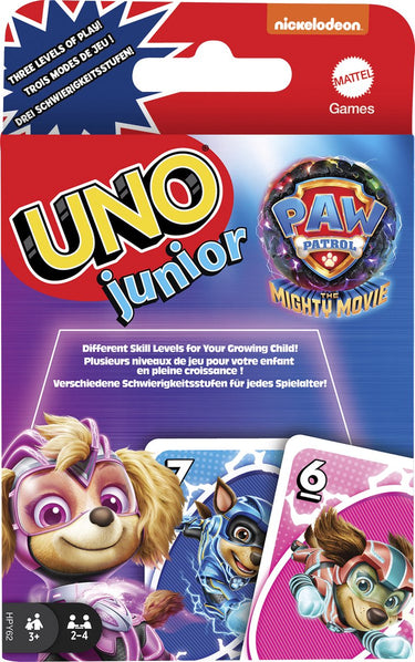 Mattel games uno junior paw patrol